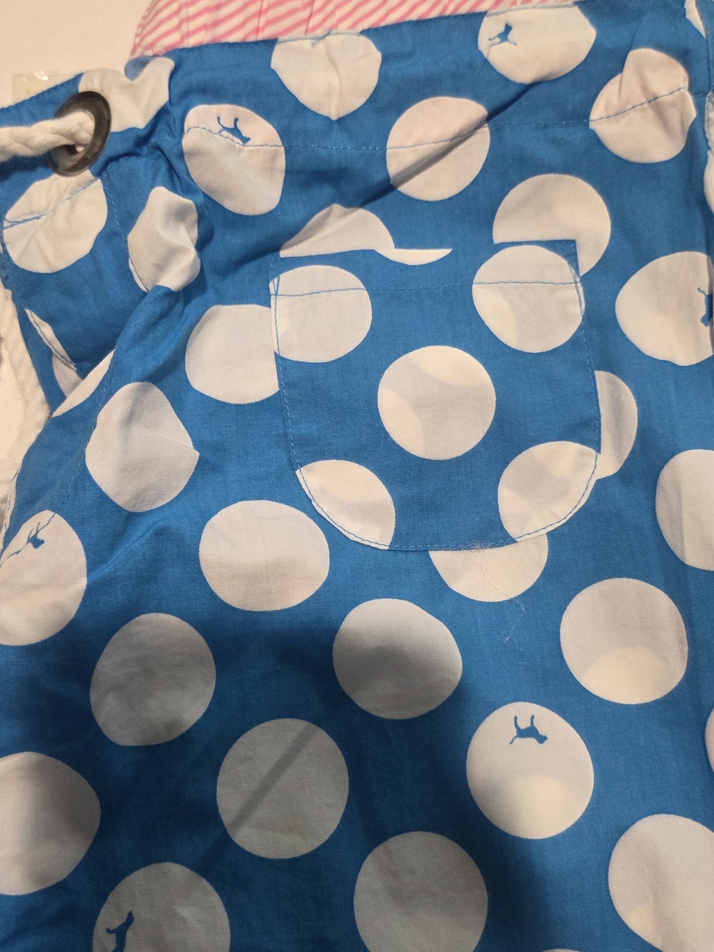 Victoria's Secret Blue and White Polka Dot Kids Pajama Bottoms. - Picture 12 of 14